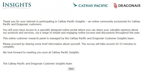 Cathay Pacific Insights