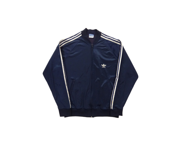 NUT'S WAREHOUSE BLOG 80's ADIDAS "ATP" NAVY×WHITE JOGGING TOP MADE IN