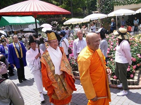 奈良の大本山霊山寺干支祭り、