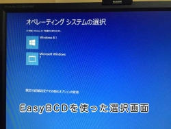 EasyBCD選択画面