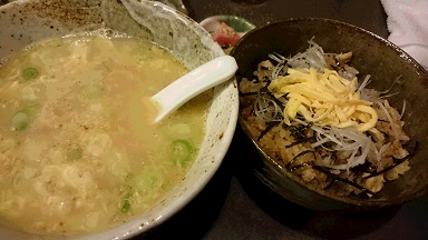 鶏飯と鶏スープ